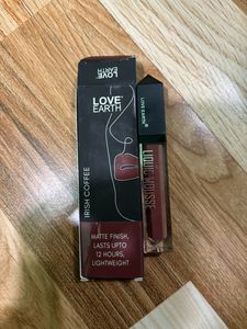 Love Earth Matte Irish Coffee Shade Lipstick