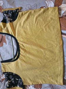 Golden Cute  Crop Top