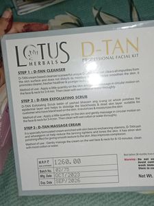 Lotus D-Tan Facial Kit