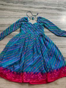 Stylish Blue Ethnic Dress