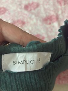 Irregular Neck Top