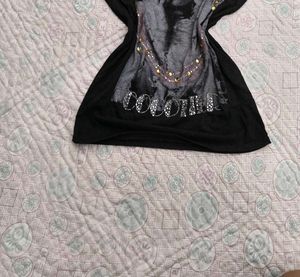 Y2k Black Graphic Tee
