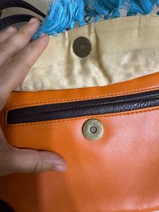 new leather Boho Embroidered crossbody bag