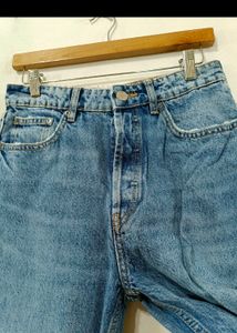 ZARA Blue Distressed Jeans