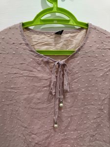 Dobby Fabric Blouse
