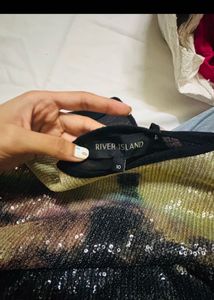River Island Sequin Embellished Top