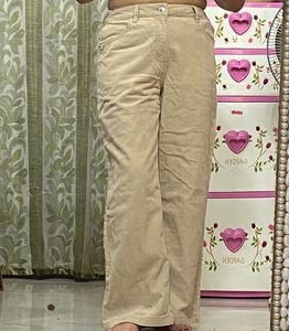 Beige Corduroy Pants