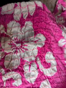 Pink Floral Print Tank Top