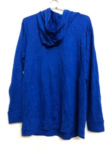 Adidas Blue Long Sleeve Hoodie