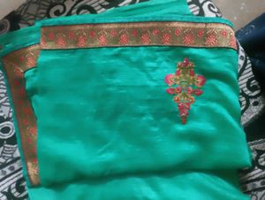 Silk Saree Embroidery