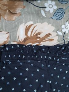 Wide Leg Patterned Pants