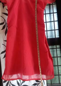 Pink &amp; Navy Kurta Set