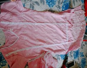 pink kurta set with dupatta