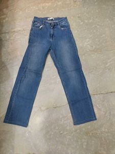 zara blue jeans
