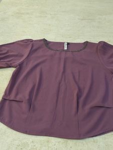 Elegant Purple Top