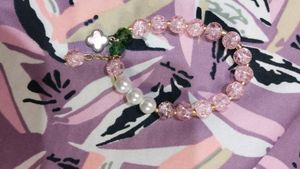 Beaded Clover Bracelet