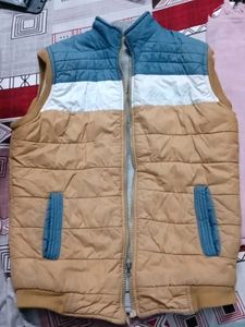 Men Padded Sleeveless Jacket
