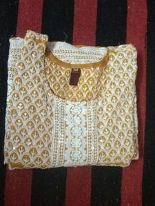 Cream Colour Ke Kurti For Women