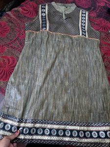 Party Wear Shining Stuff Kurti