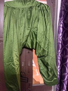 Green Embroidered Kurta Set