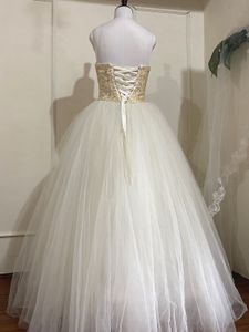 Gold &amp; Ivory Princess Gown