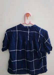 Blue Plaid Shirt
