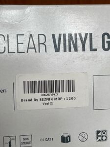 Clear Vinyl Gloves - XL (100 Count, Powder-Free)
