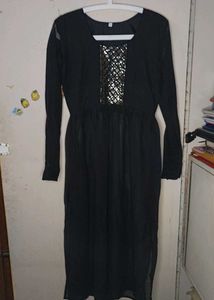 Black Naira Cut Kurti