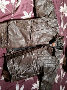 Brown pure Leather Jacket
