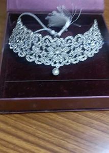 Bridal Jewelry  Silver Stone Necklace