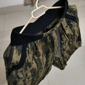 Camo Print Shorts