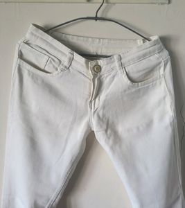 White Casual Denim For Women 🤍