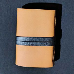 Leather Journal with Key Charm