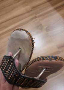 Black Golden Slippers