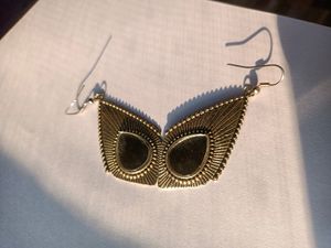 Metallic Oxidised Earrings