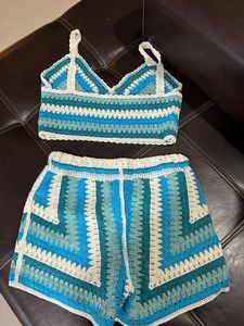 Crochet Top &amp; Shorts Set