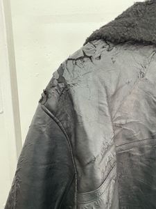 Unisex Black Leather Jacket
