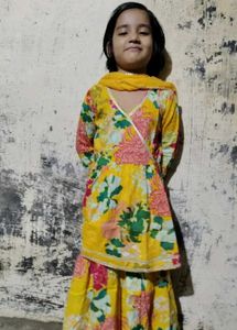 Floral Print Kurta