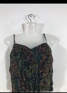 zara strappy crop top