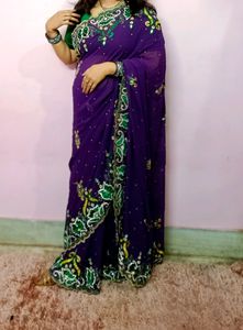 Heavy saree
