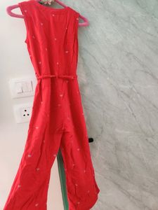 Pretty Red Jumpsuit