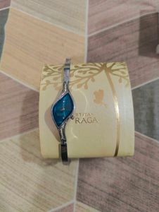 Titan Ladies&#39; Blue Leaf Watch