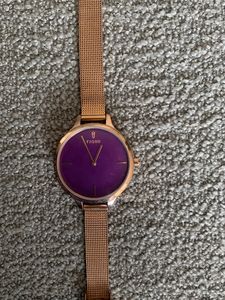 Fjord Watch Rose gold purple Dial