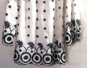 Elegant White Embellished Top