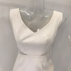 Elegant Cream Mini Dress