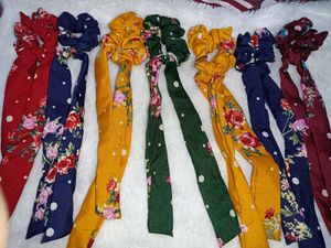 Printed Tail Scrunchies