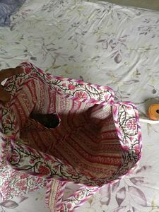 Floral Print Tote Bag