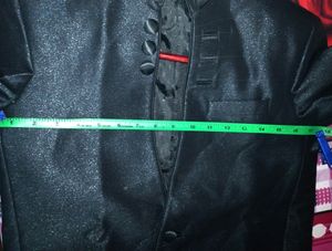 Black Party/Wedding Wear Shimmery Suit For Men