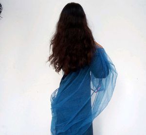 Embroidered Blue Tunic