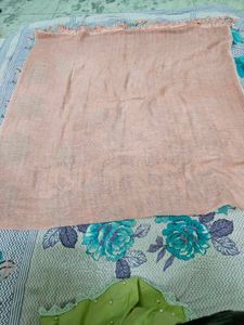 Peach Embroidered Dupatta